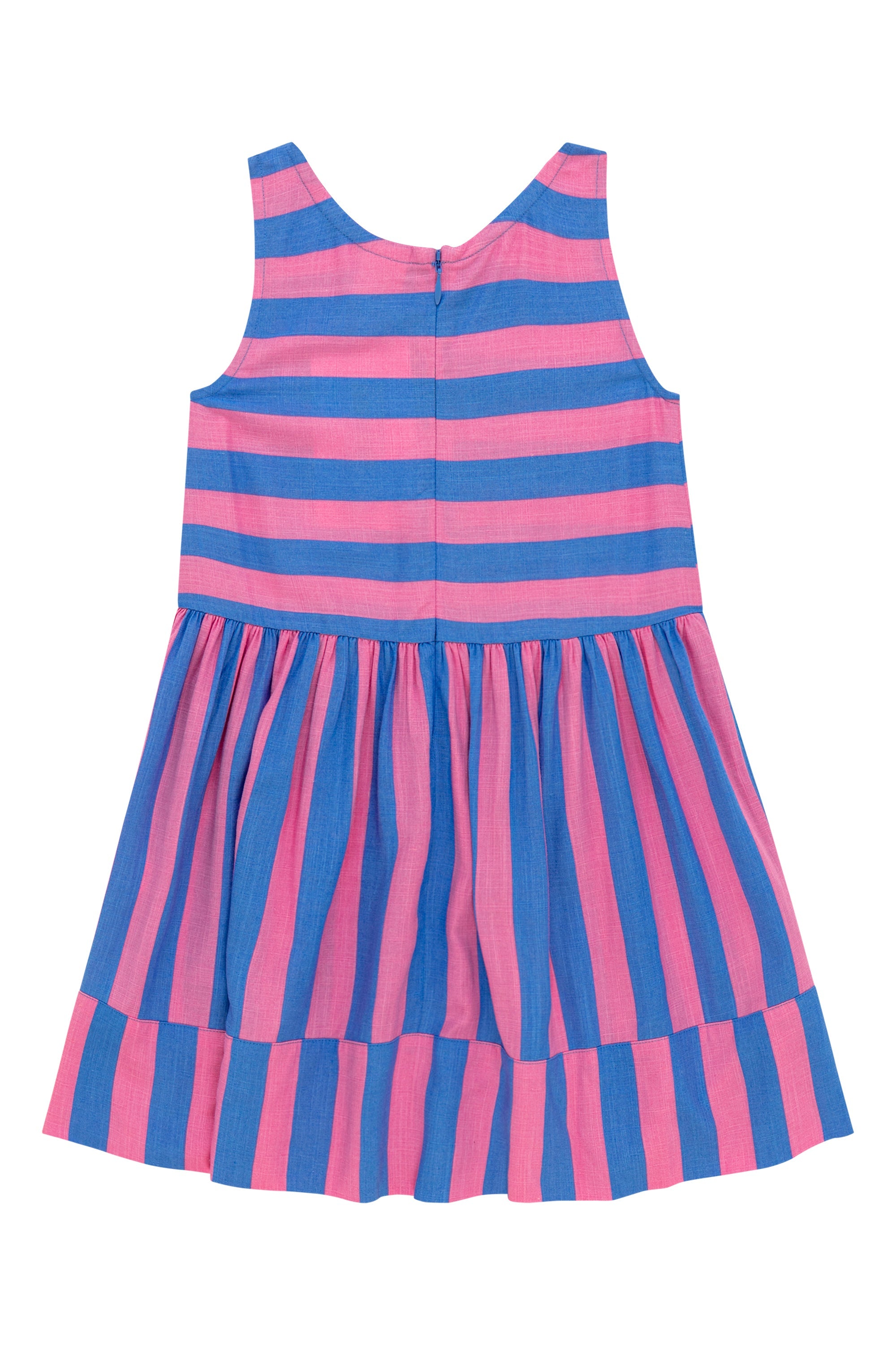 Sadie Bird Dress In Gelato Stripe