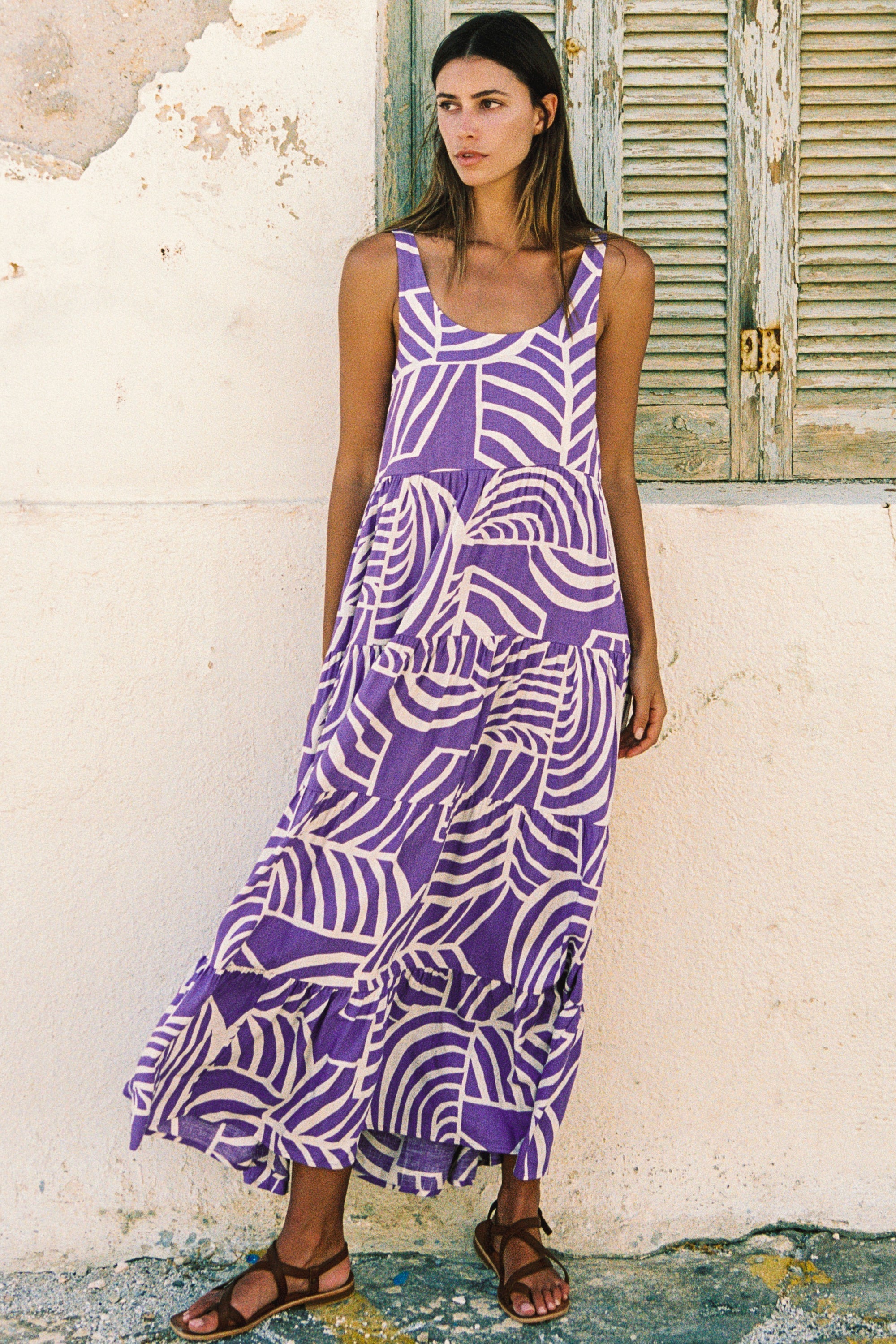 Winifred Maxi Dress In Scallop