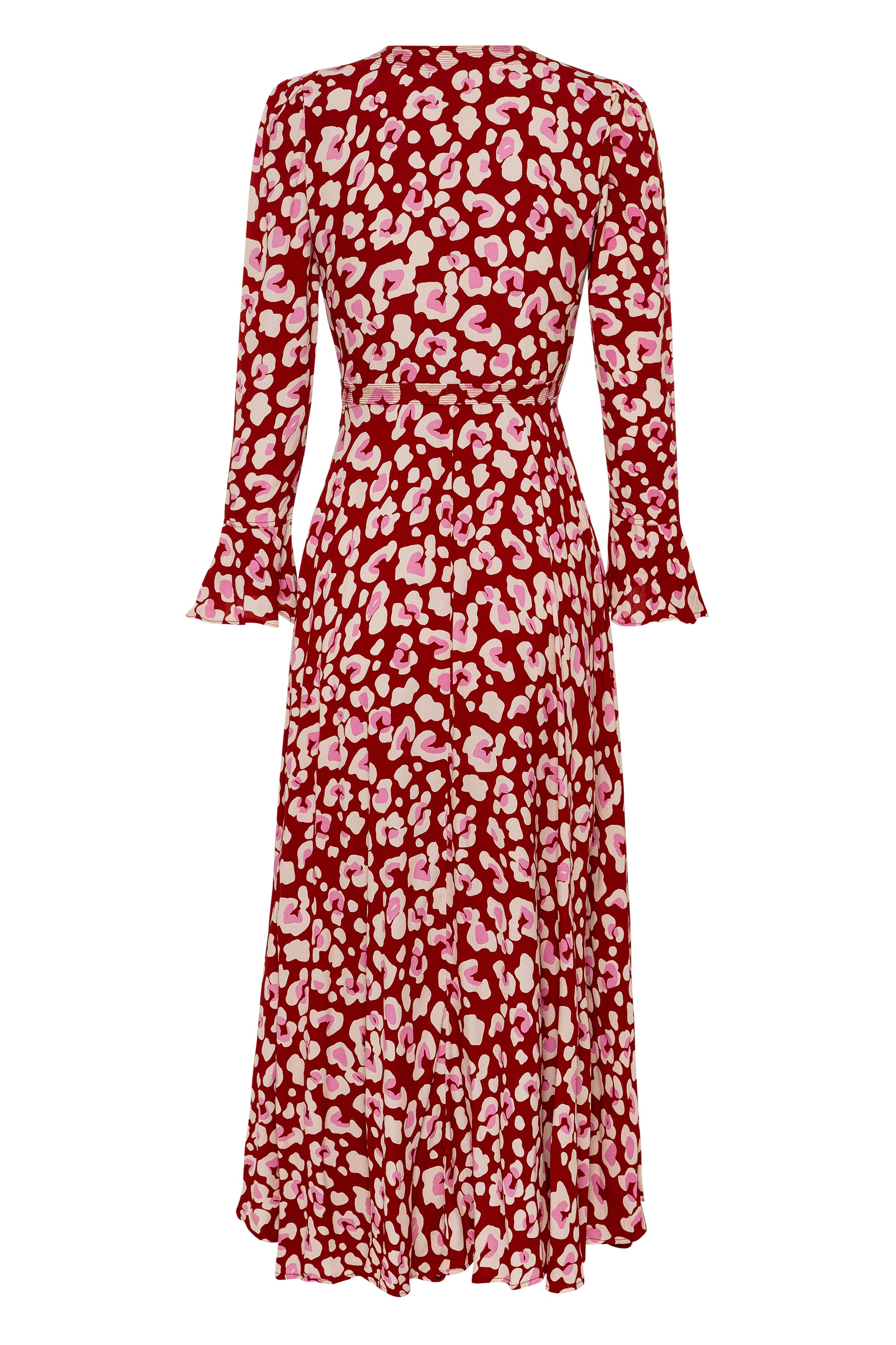 ghost pink leopard print dress
