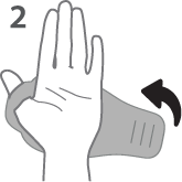 Dermovia Waterless Hand Mask Instructions Step 2