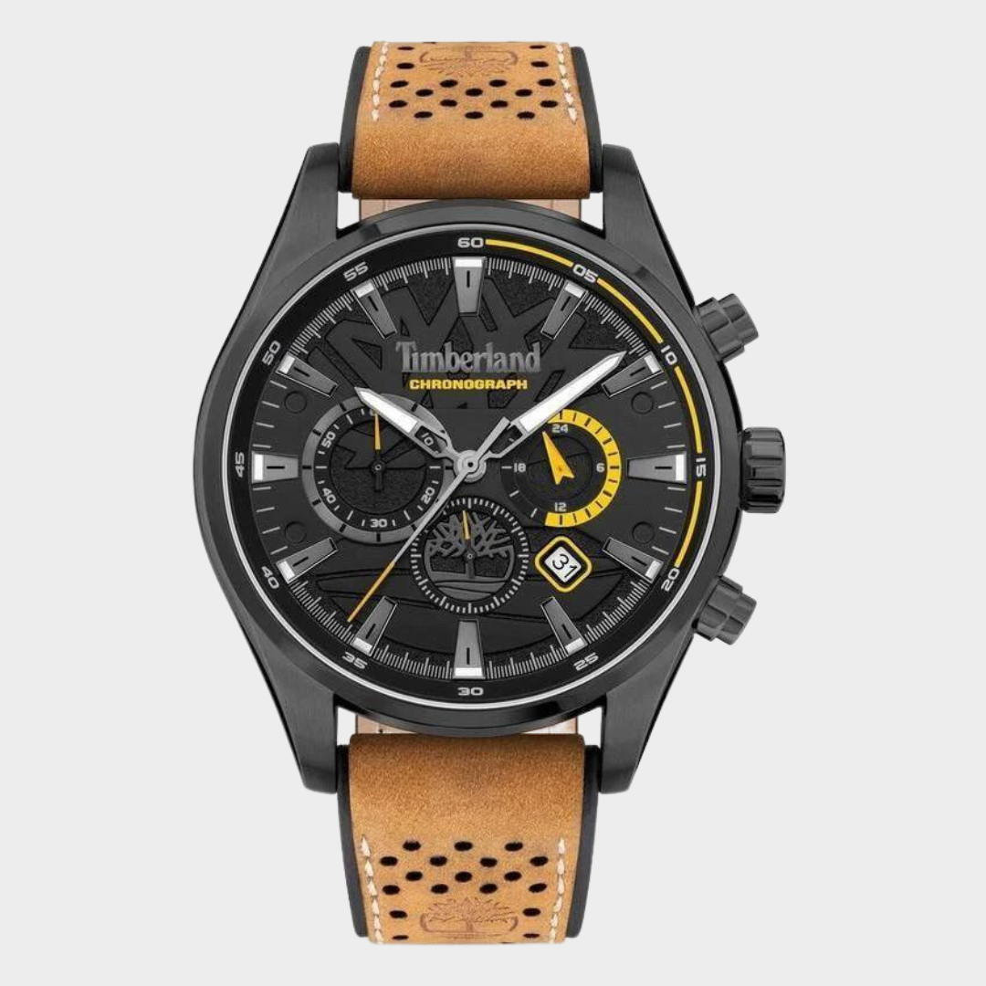 PARKMAN WATCH FOR MEN IN GREEN WITH WHEAT STRAP – Timberland South Africa | Quarzuhren