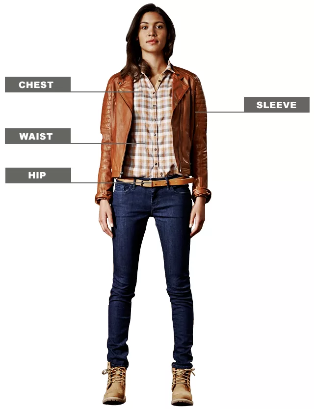 Timberland apparel size guide for women