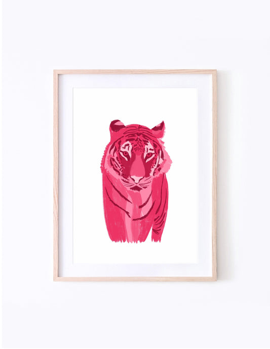 Pink Cheetah Print  Preppy Illustrated Print – Anne Marie Paper Co.