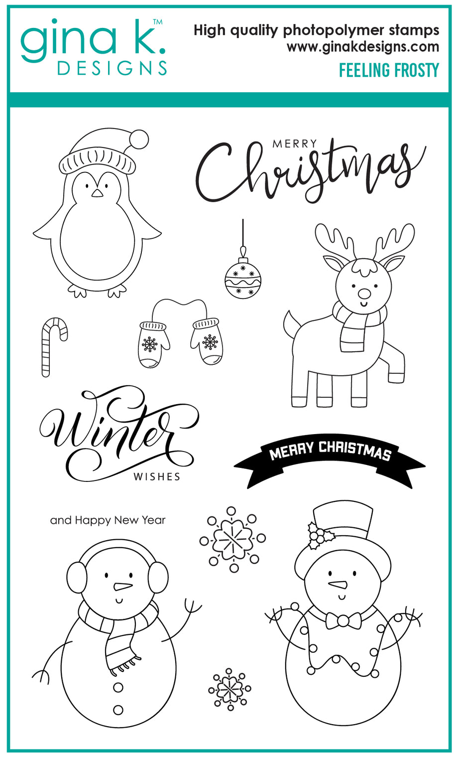 STAMPS- Snow Much Love – Gina K Designs, LLC