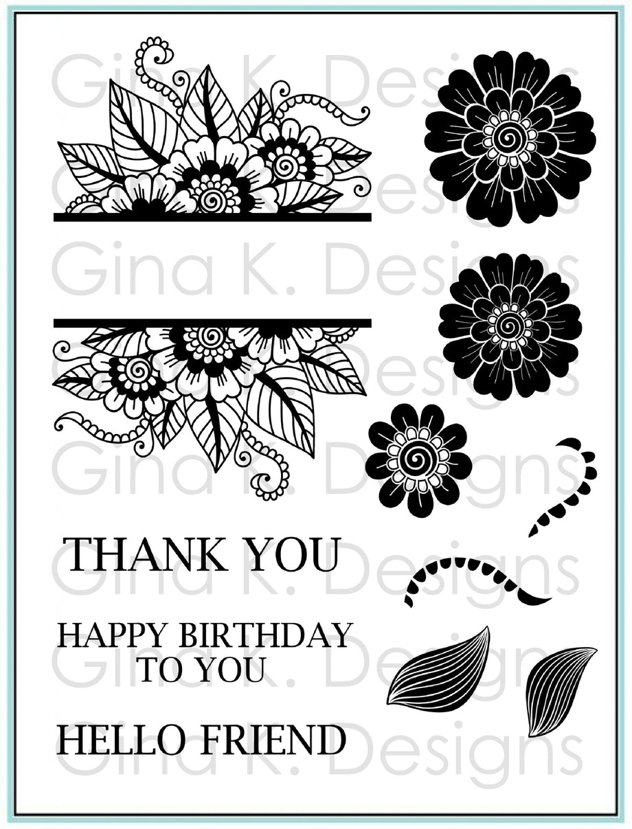 Gina K Designs Breath of Sunshine Clear Stamps Gkd177