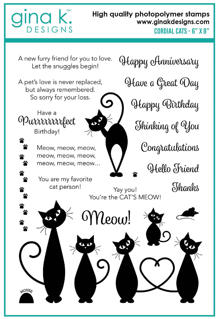 STAMPS- Woodland Friends – Gina K Designs, LLC