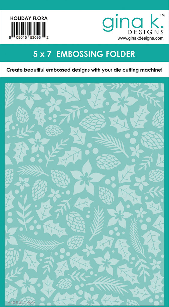 EMBOSSING FOLDER- Happy Hearts – Gina K Designs, LLC