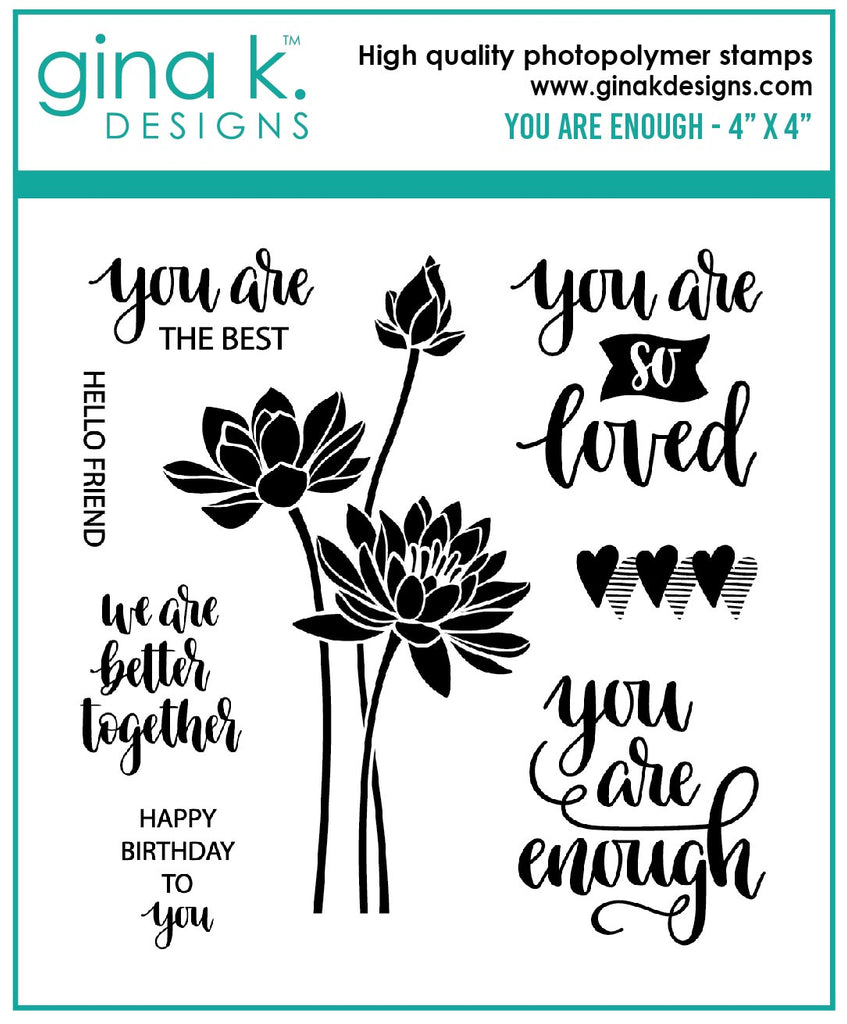 Gina K Designs On the Inside Stamp Set – Craftique