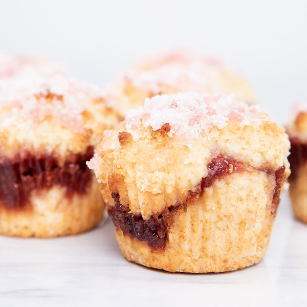 Raspberry Bergamot Muffins