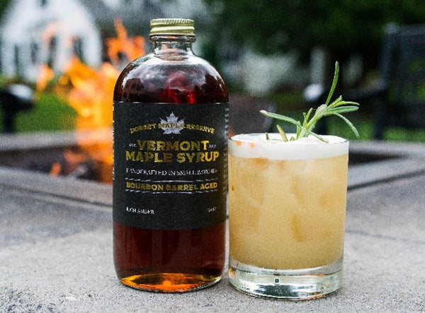 Rosemary Maple Sour Cocktail