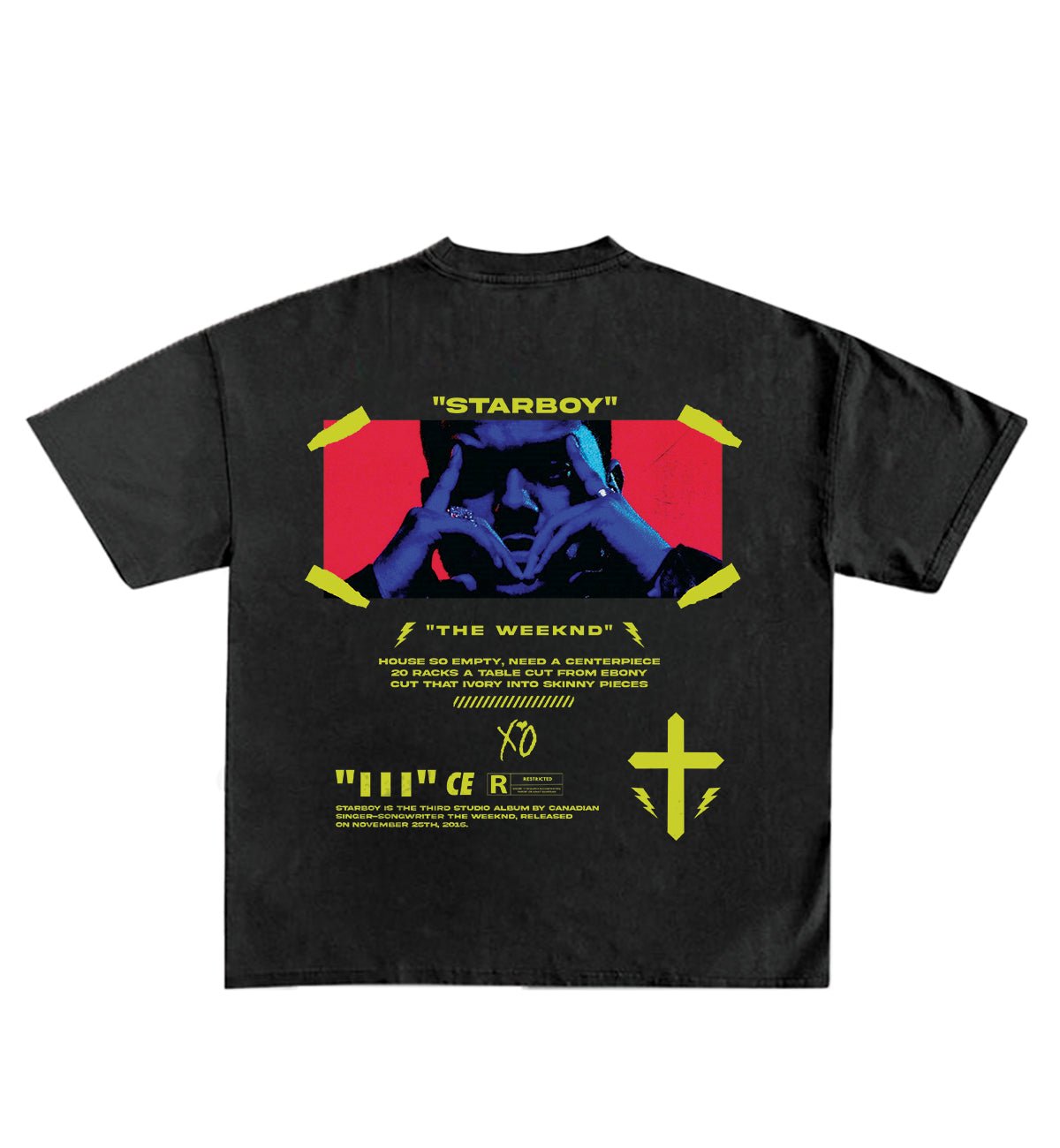 Weeknd Designed Graphic Tee - STREETWEAR