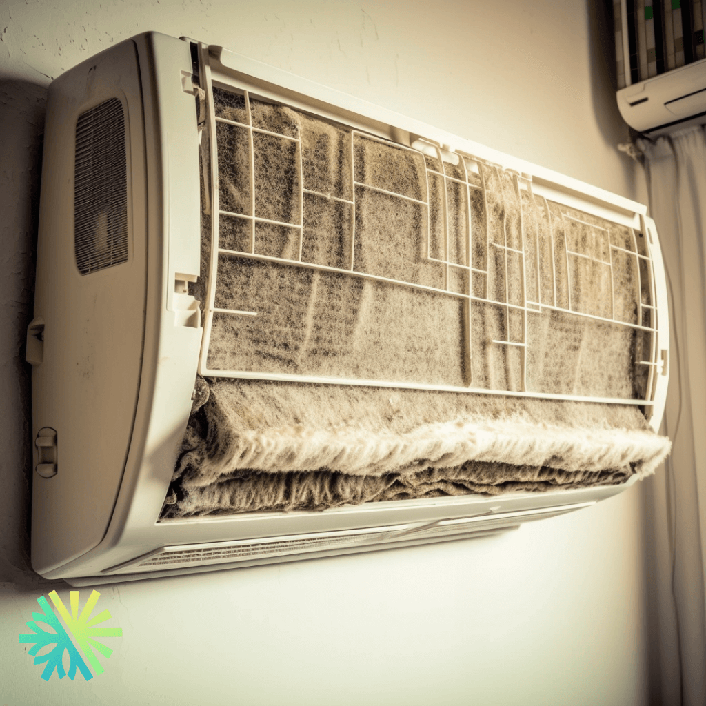 Repair Service: Wall Mounted Air Conditioner - Clogged or Dirty Filters