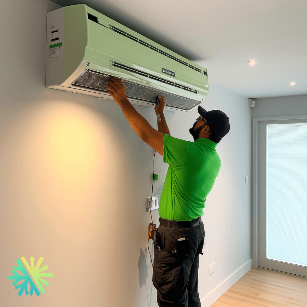 Repair Service: Wall Mounted Air Conditioner - General Maintenance and Adjustments
