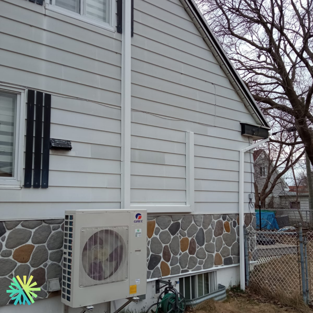Installation of a Gree Free Match Extreme TripleZone Heat Pump in Laval