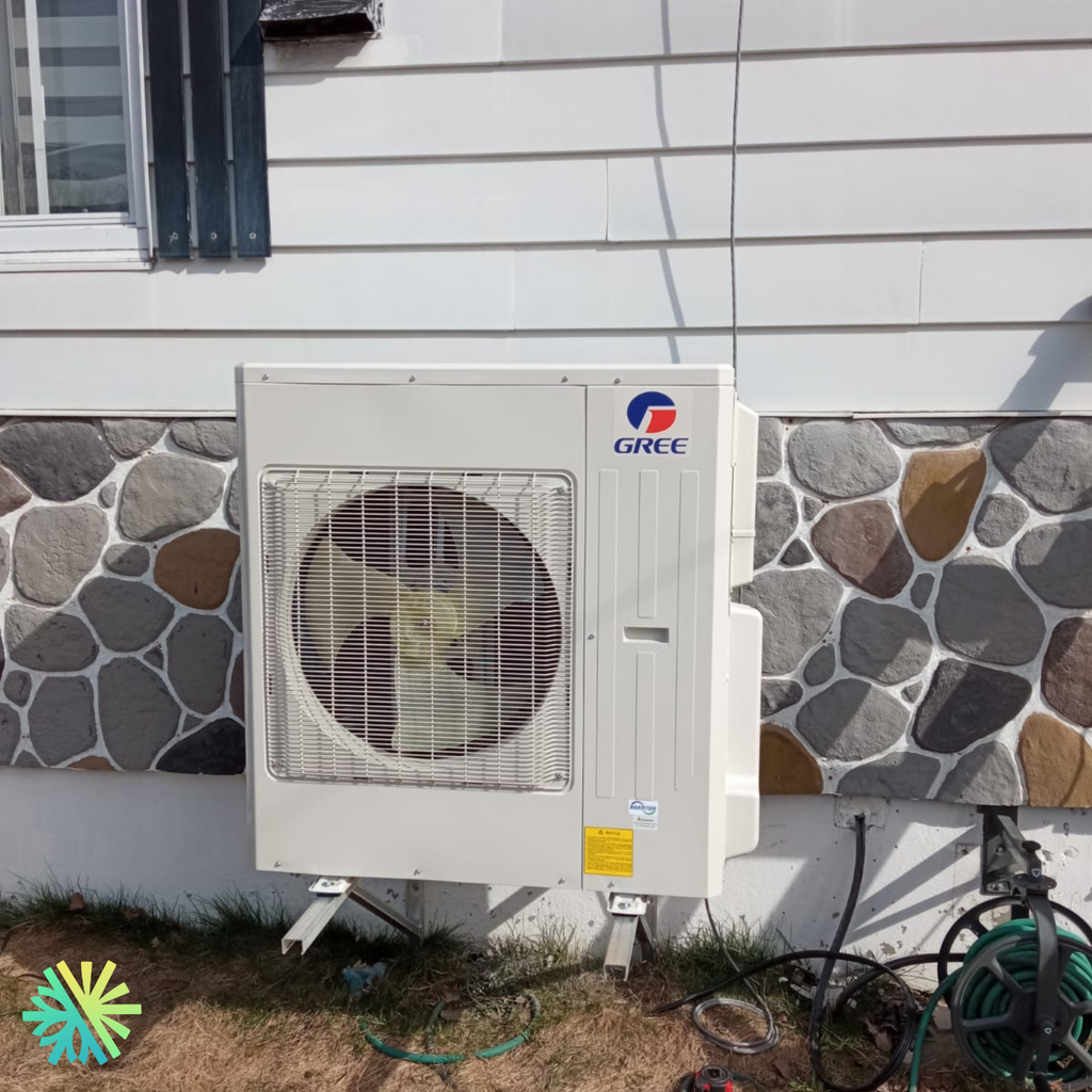 Installation d'une thermopompe triple zone Gree Free Match Extreme à Laval