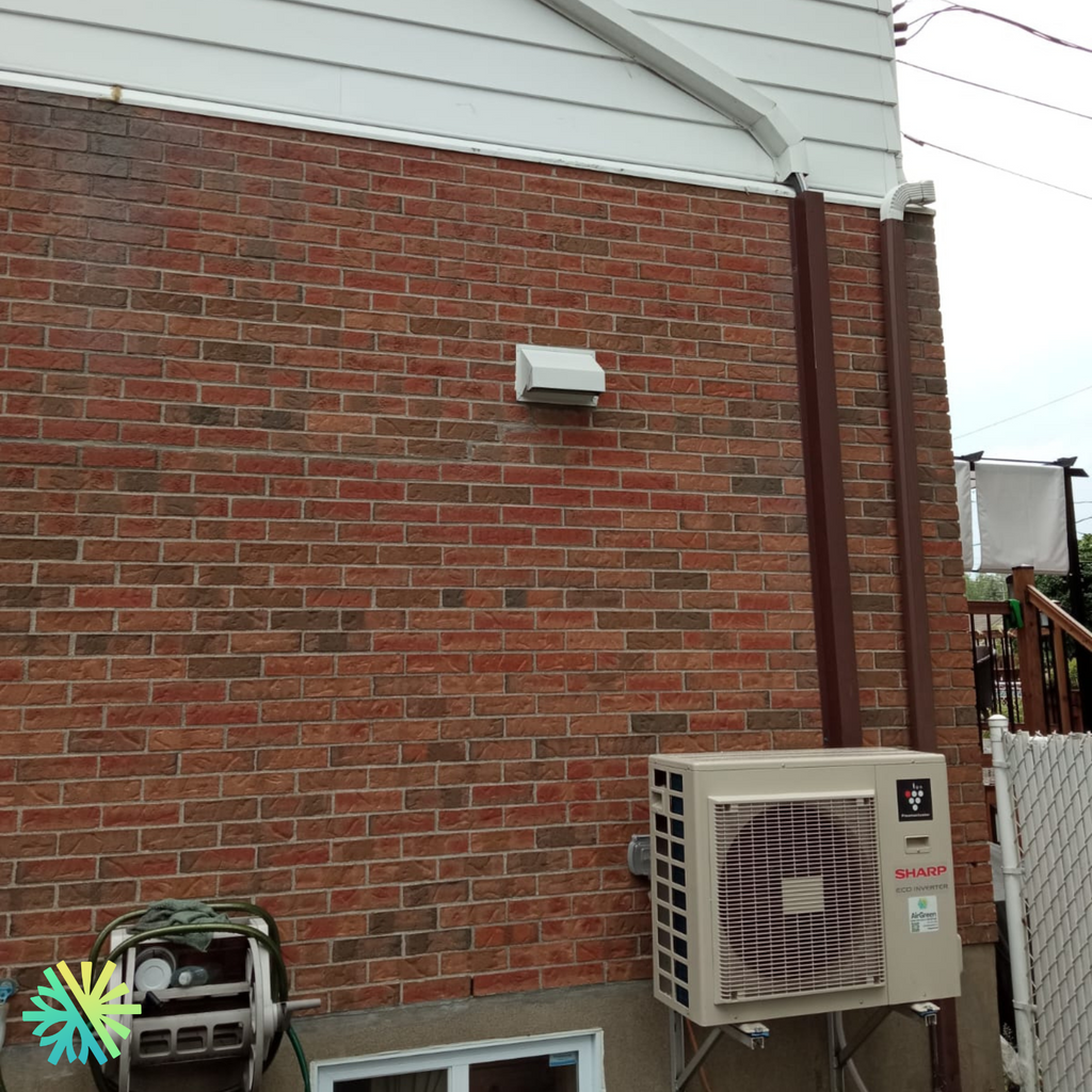 Installation of a Sharp ZU Wall-Mounted Heat Pump in the South Shore of Montreal