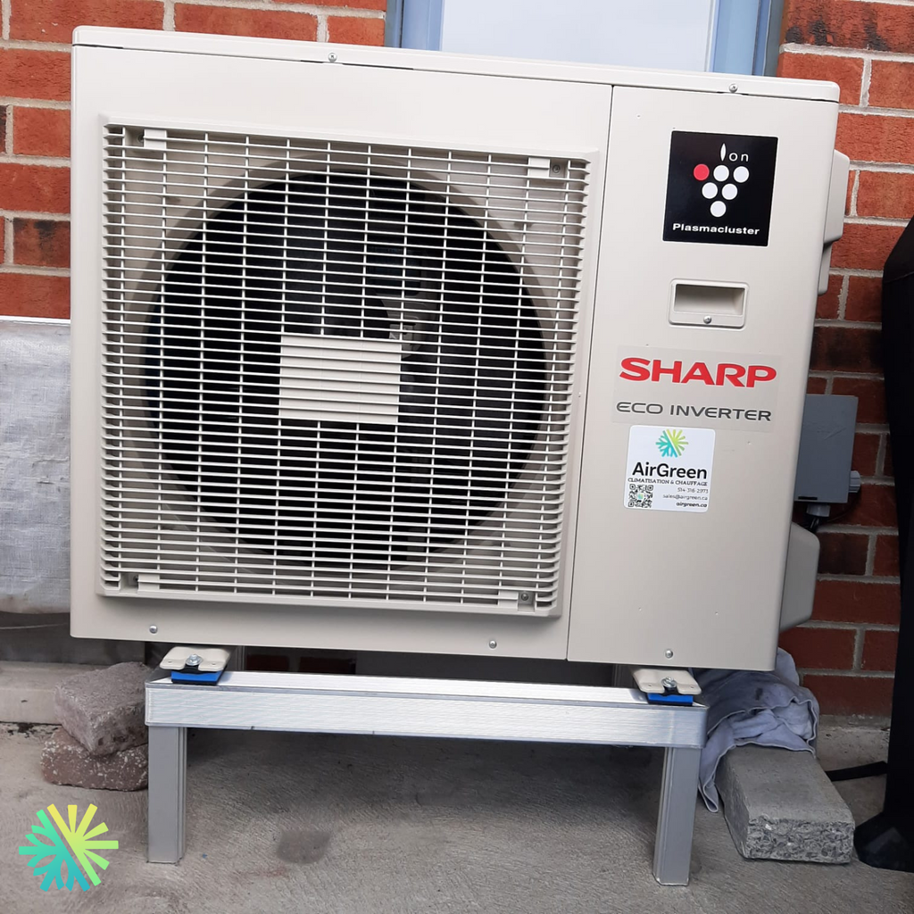 Installation of a Sharp ZU1 Wall-Mounted Heat Pump in South-West, Montreal