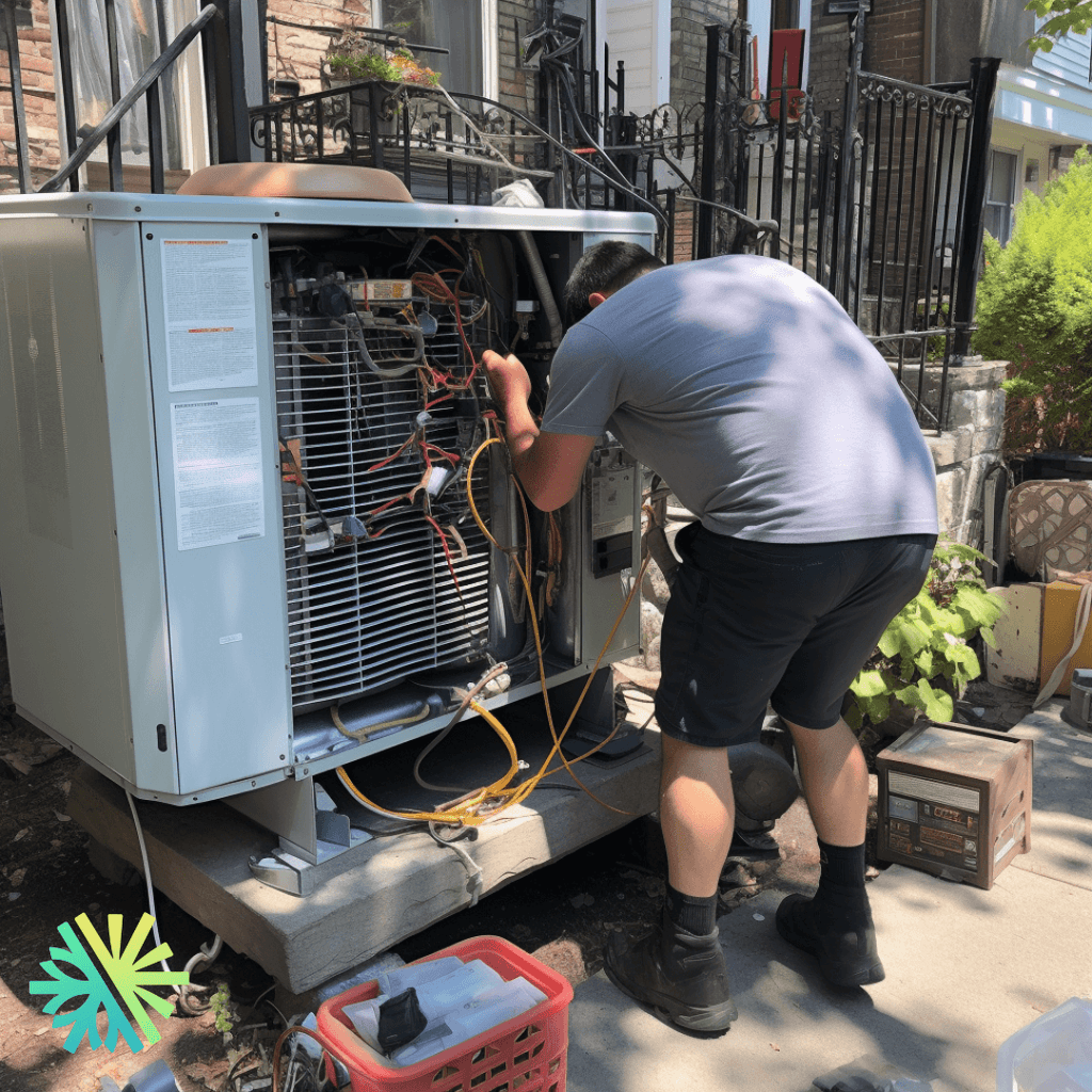 Repair Service: Central Heat Pump - Electrical Problems or No Power Supply