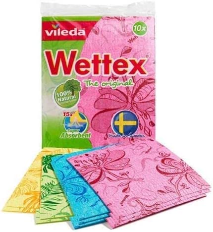 Wettex The Original 10-Pack Swedish Superabsorbent Dishcloth