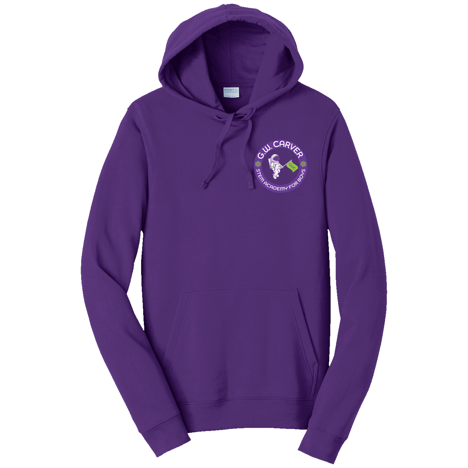 GWC STEM Academy Embroidered PC850H Adult Fleece Hoodie