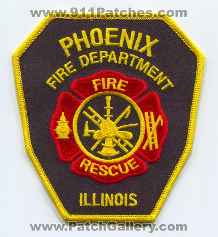 Phoenix Fire Rescue Department Patch Illinois Il 911patches Com