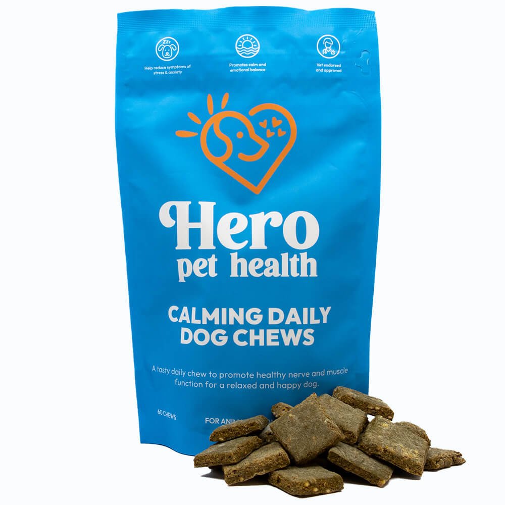 Dog Calming Supplement Chews - Hero Pet Health product image