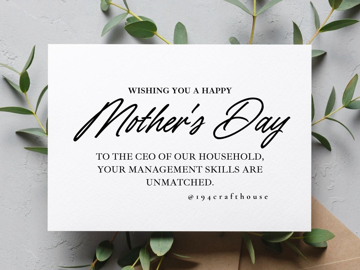 Unique Mother's Day Messages for Wife