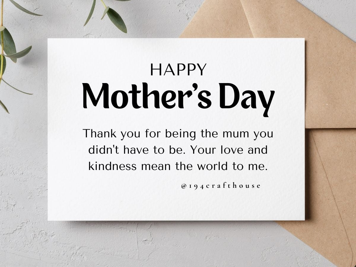 Heartfelt Mother's Day Messages for Stepmom