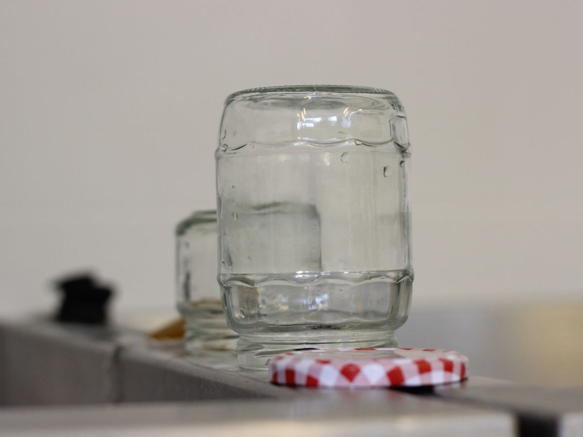 Dry Glass Storage Jars