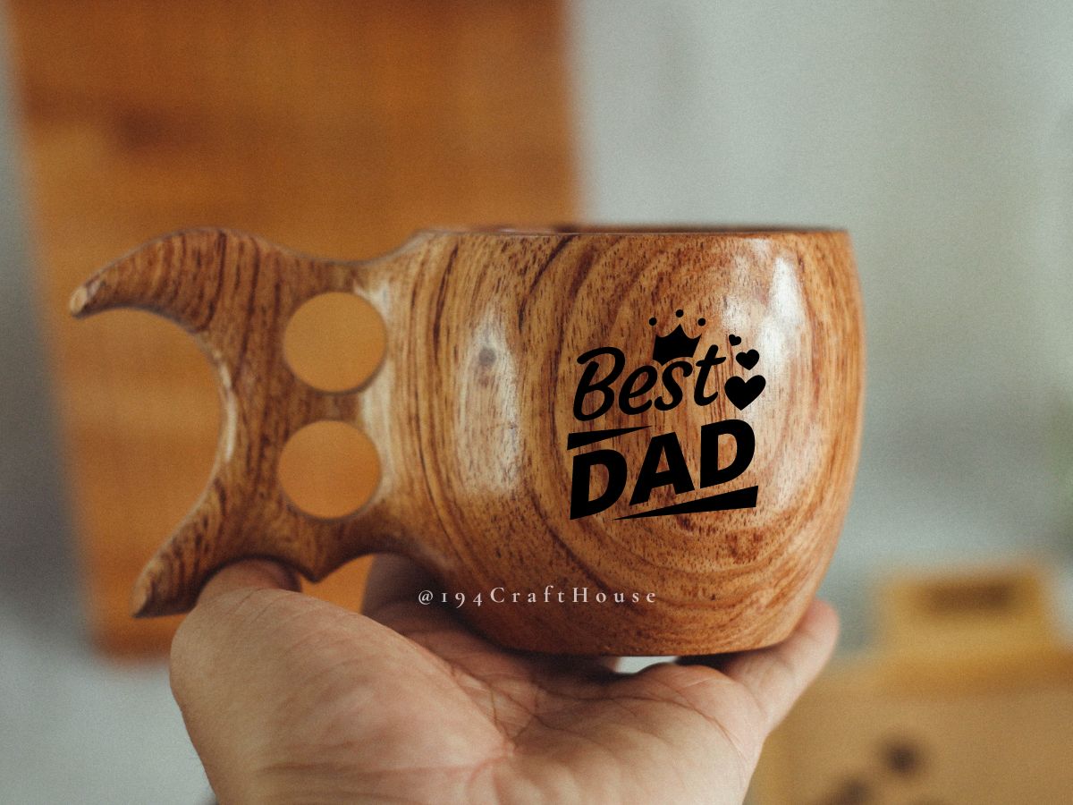Wooden Kuksa Cup Personalized Gifts for Him