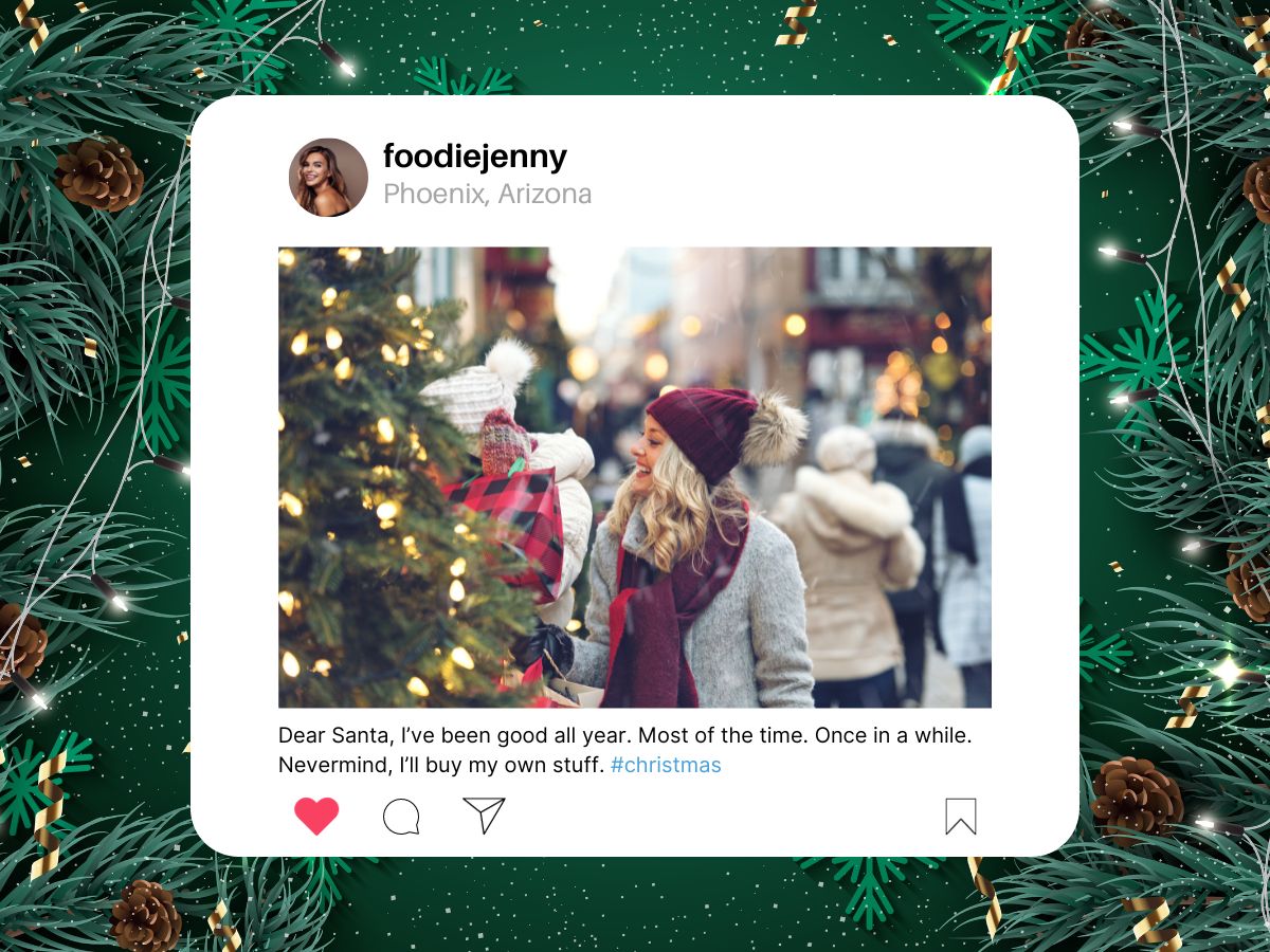 Funny Christmas caoptions for Instagram