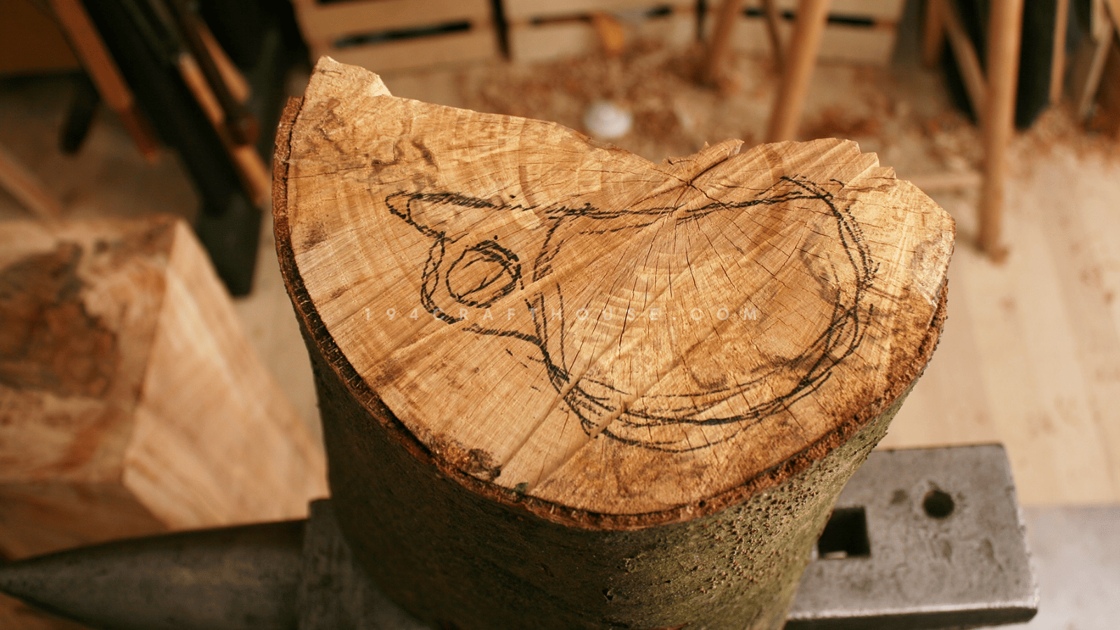How to make a Kuksa cup step by step - Step 1: Prepare the Wood
