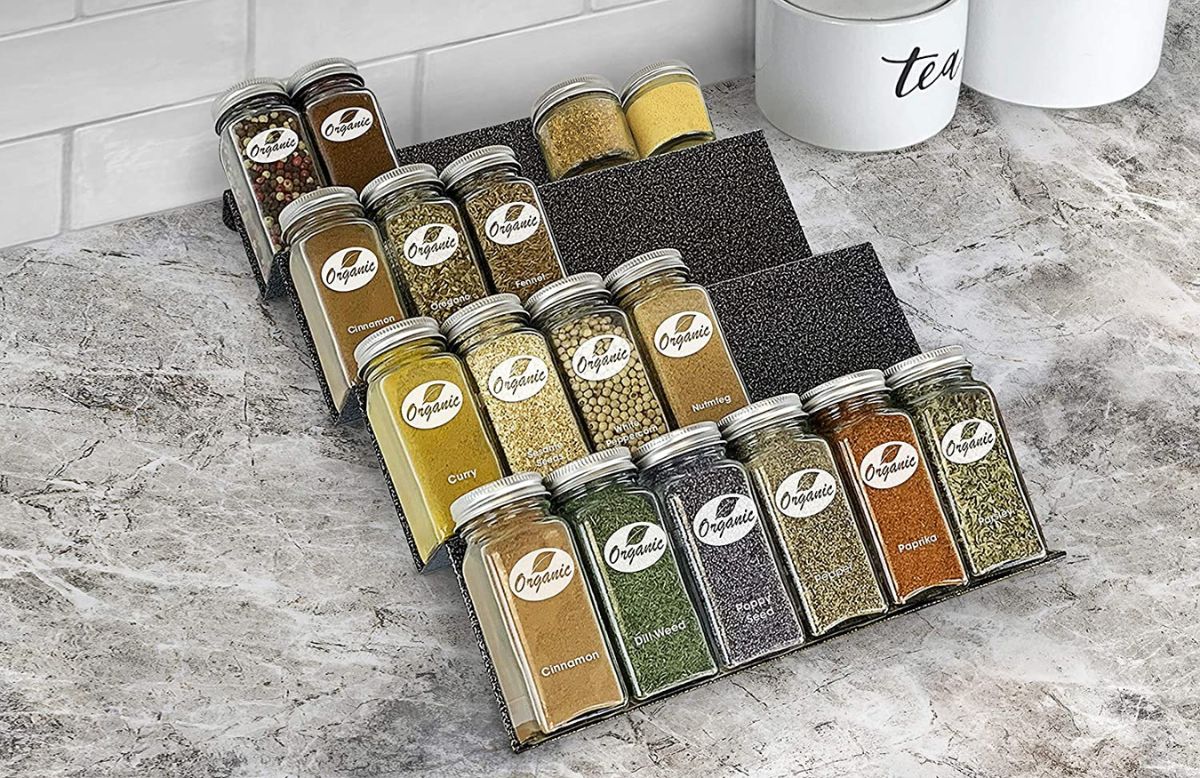 A spice rack