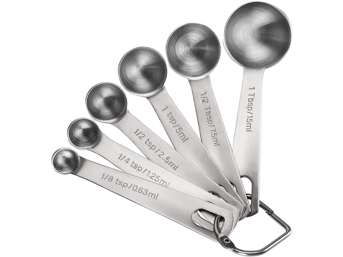 Individual Short Measuring Spoons / 1 Tablespoon / 1/2 Tablespoon