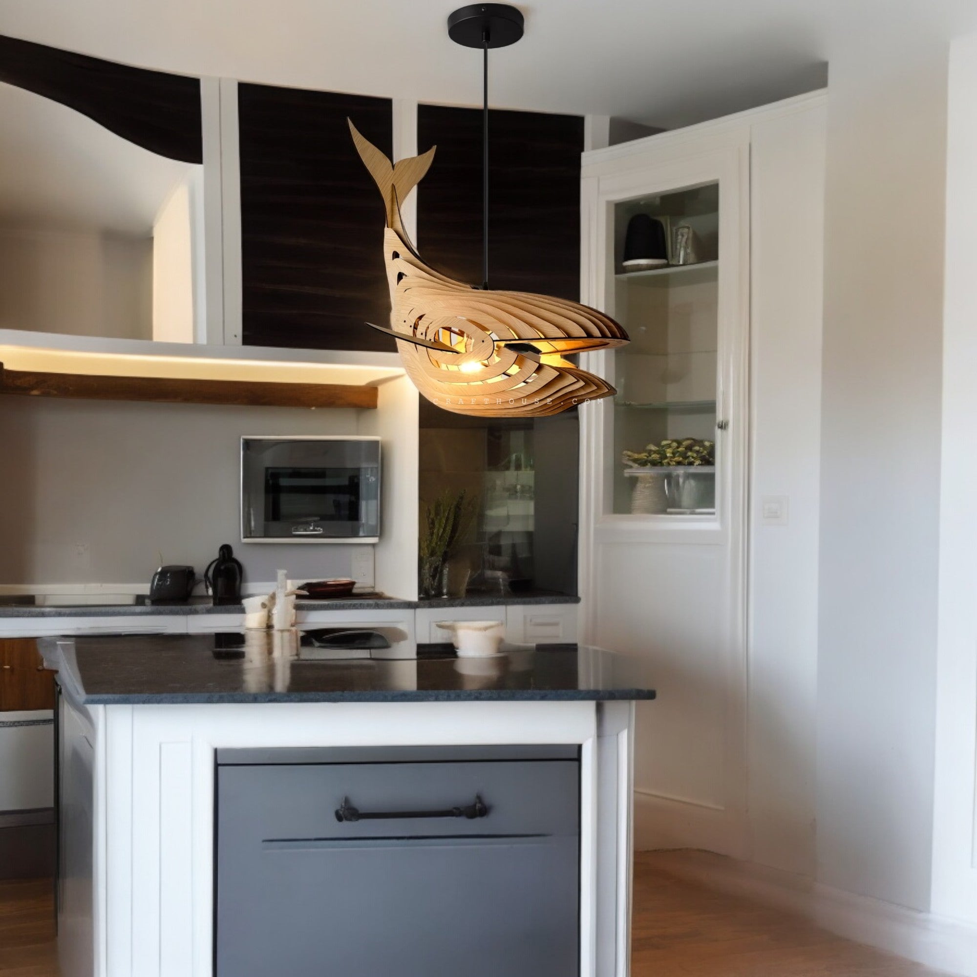 Whale Pendant Light for Kitchen Island