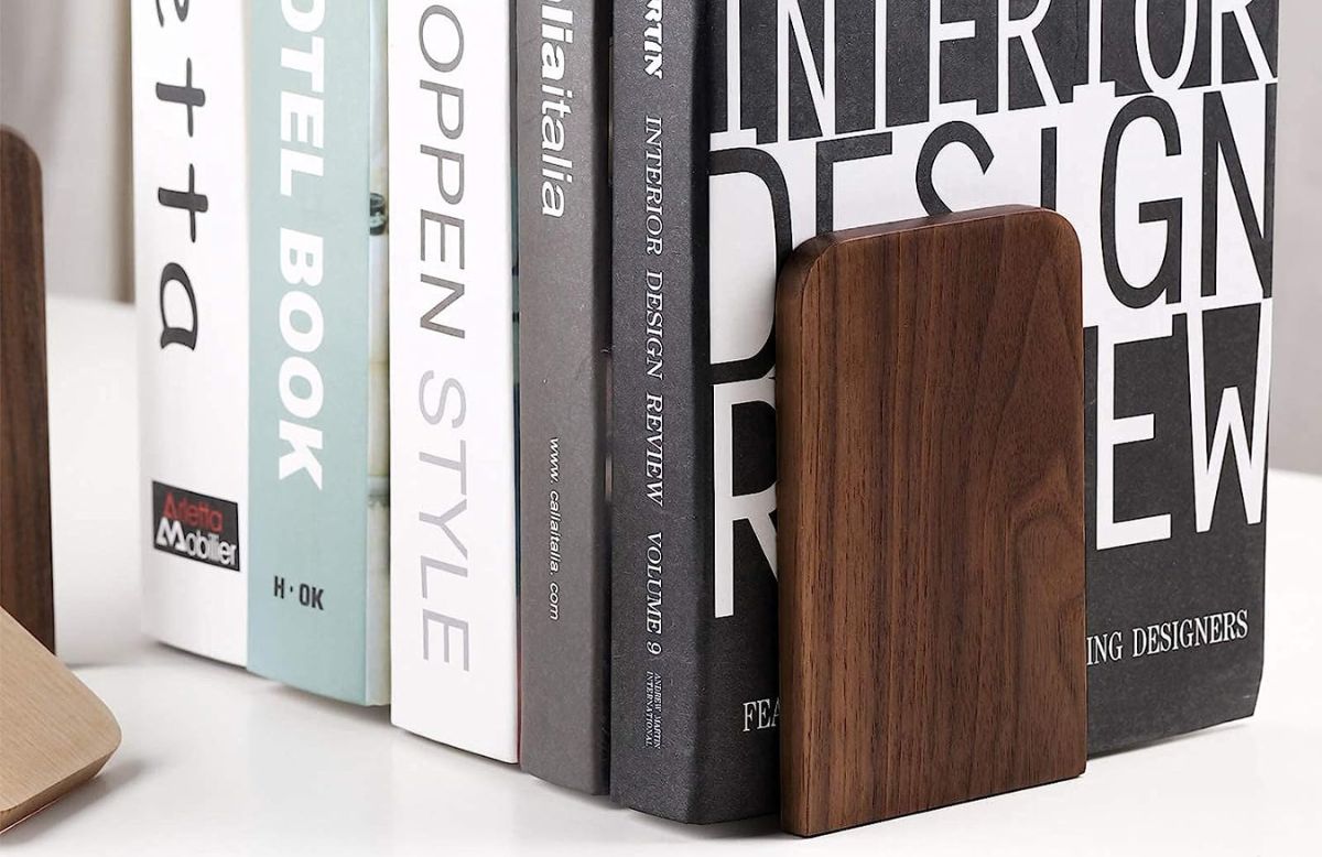 Wooden Bookends