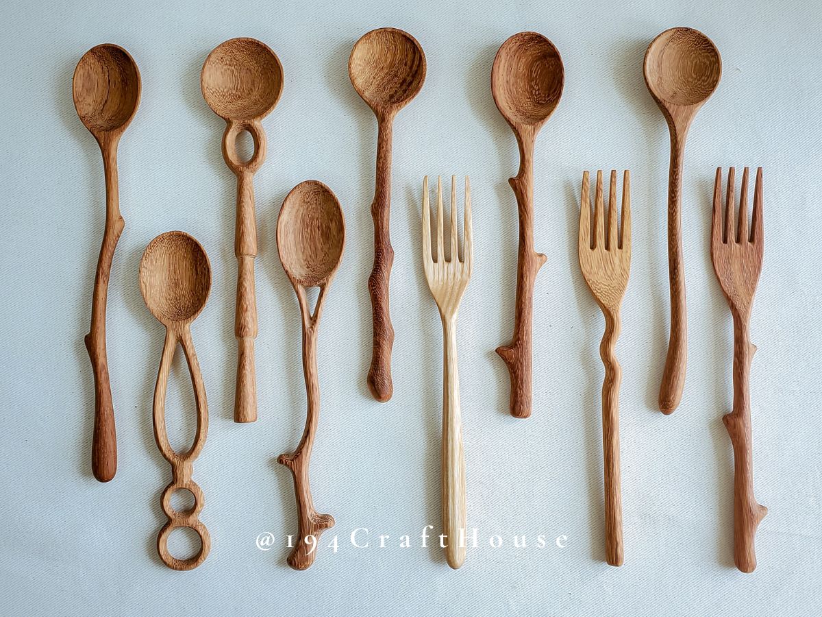 Wooden Spoon and Fork