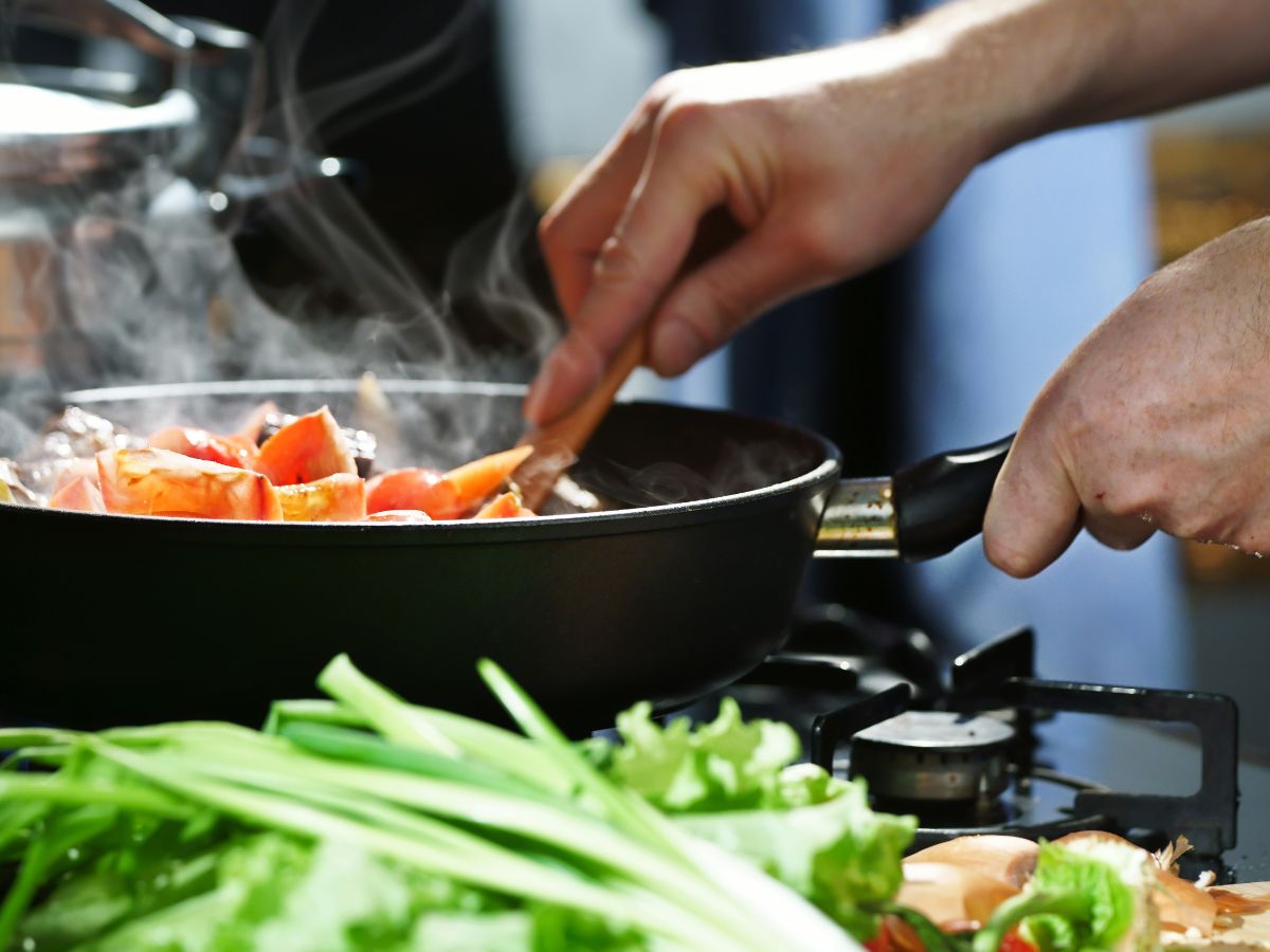 Wooden spoons are naturally heat-resistant