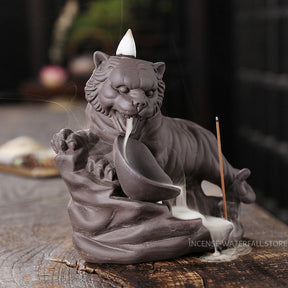 Tiger incense burner