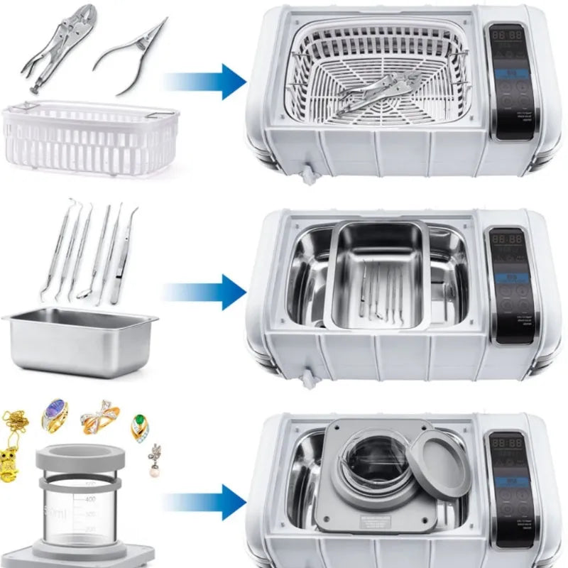 Bliss Cosmetics - Επαγγελματικός Καθαριστής υπερήχων 3lt Inox Professional Ultrasonic Cleaner με ψηφιακό χρονοδιακόπτη