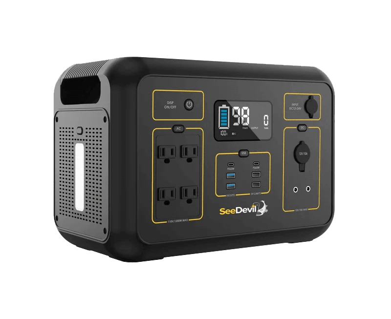 1200 Watt Portable Power Station - 1132Wh: SeeDevil