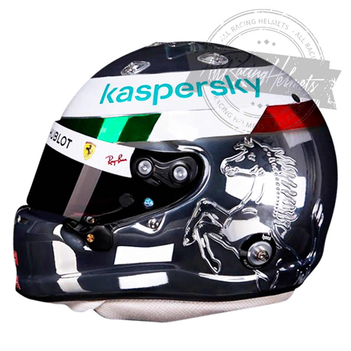 Sebastian Vettel 2020 Monza Gp F1 Replica Helmet Scale 1 1 All Racing Helmets