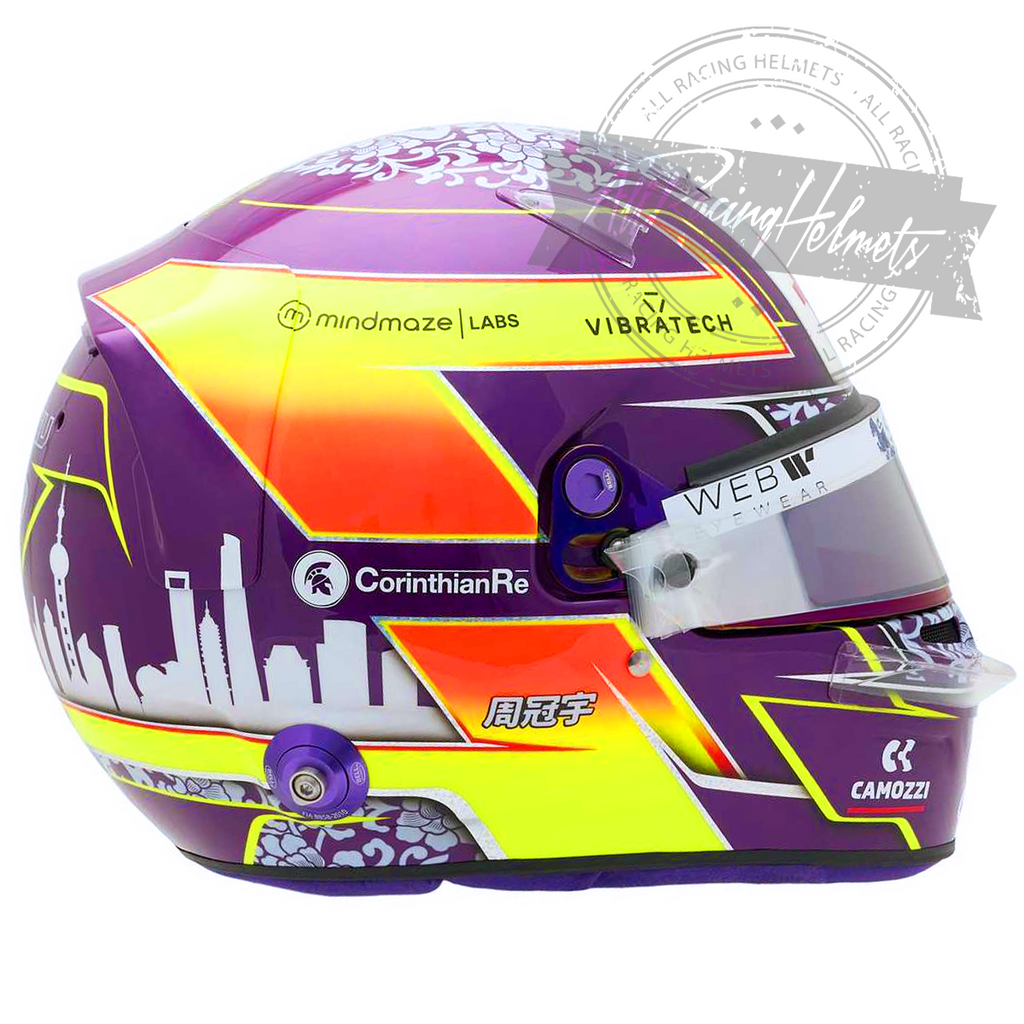 Zhou Guanyu 2023 F1 Replica Helmet Scale 11 All Racing Helmets