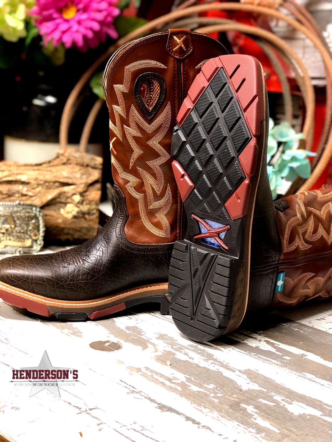 Western Work Boots by Twisted X ~ Waterproof | Henderson's Western Store