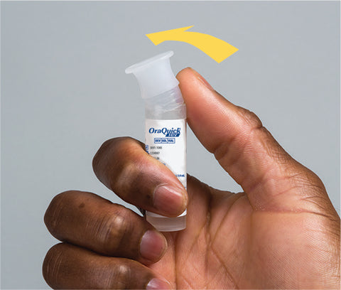 Picture of tube for HIV Self Test