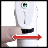 riester e-scope ophthalmoscope with aperture selection disc