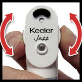 keeler jazz ophthalmoscope with maywheel focusing wheel
