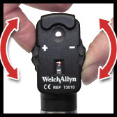 welch allyn pocketscope with maywheel focus wheel
