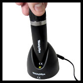 welch allyn handle with rechargeable power