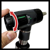 welch allyn macroview otoscope with smooth focus wheel